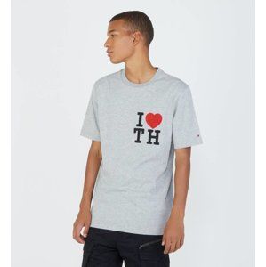 Tommy Hilfiger pánské šedé tričko Love - XL (501)